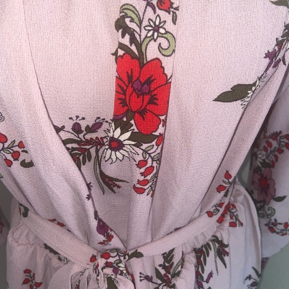 BRAND NEW City Chic High-Low Flower Off-the-Shoulder Wrap Dress - Picture 8 of 8